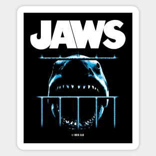 Jaws movie Sticker